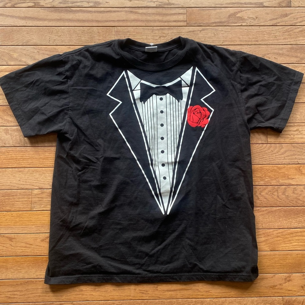 Tuxedo with Rose Tee